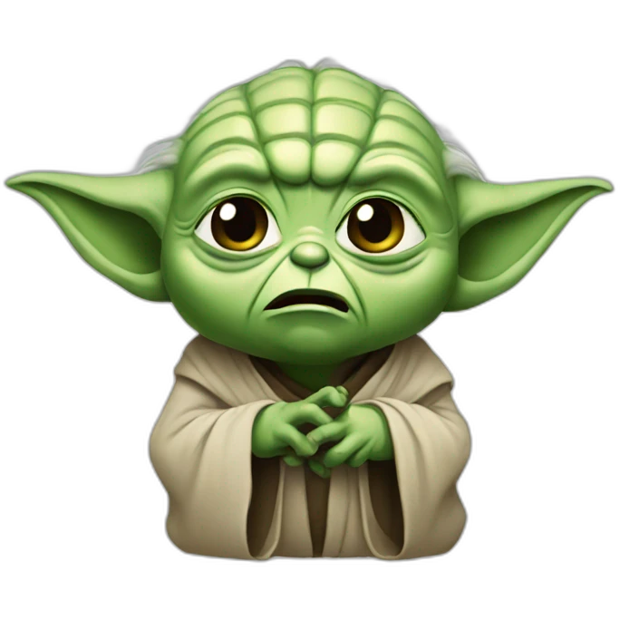 yoda cry  emoji