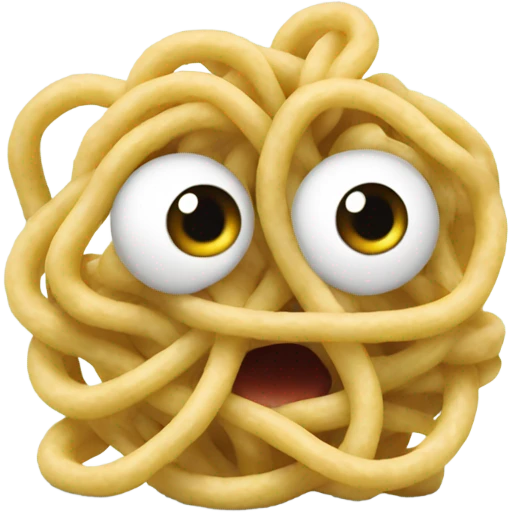 Noodle monster  emoji