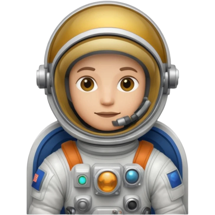 Make a astronaut with a raygun emoji