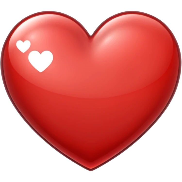 heart with a mirror effect emoji