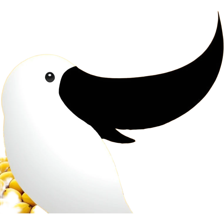 گربه ی چاقی که لبخند ملیحی  زده و به طور مشکوک شده به جلو نگاه میکند emoji