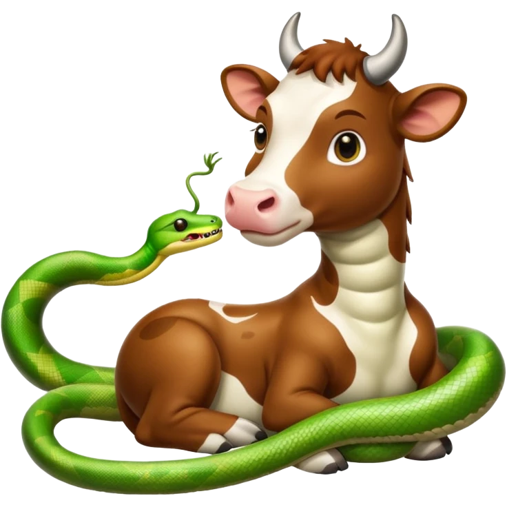 🐮+🐍 emoji