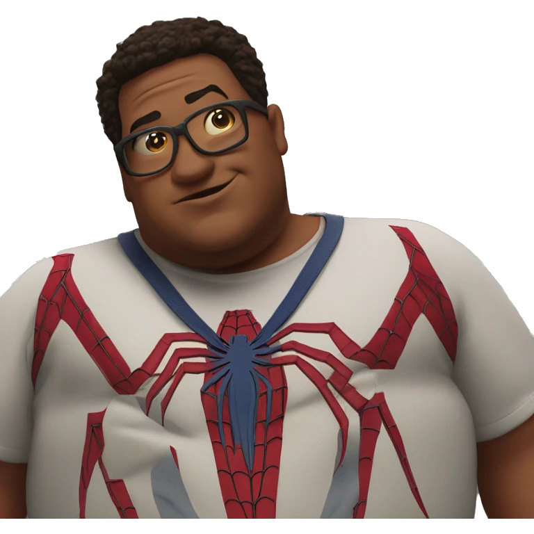 Fat fat fat spiderman emoji