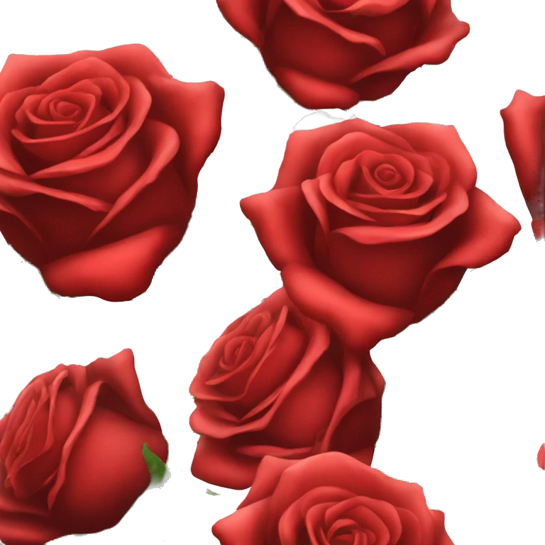 red roses with blood emoji