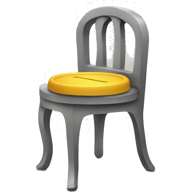 Bottle lid chair emoji