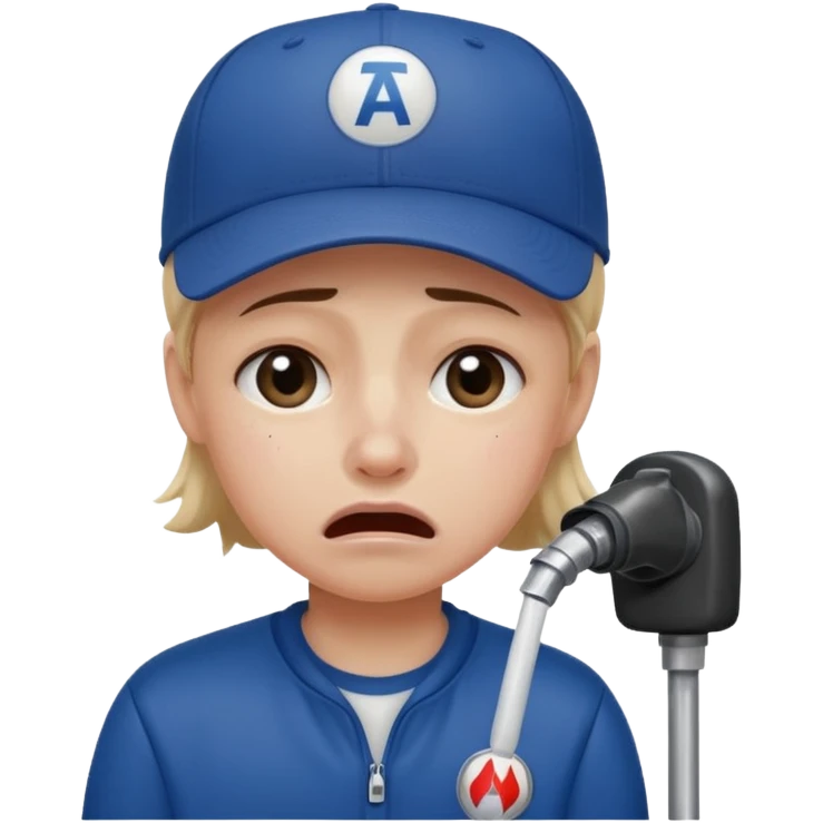 crying at the gas pump emoji