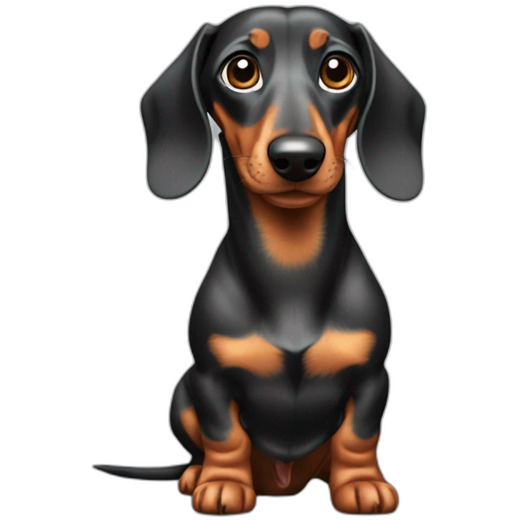 Dapple dachshund emoji