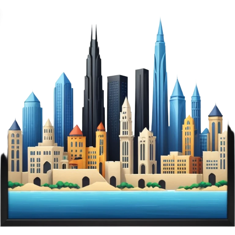 Waterdeep skyline emoji