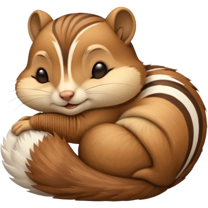 Sleeping chipmunk  emoji