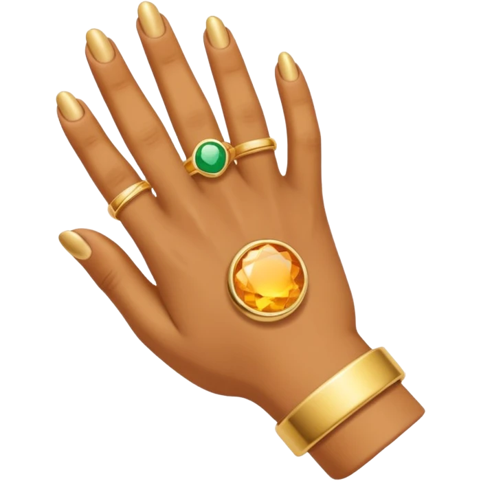 يد لابسه خاتم emoji