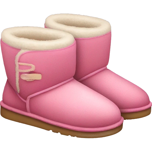 pink ugg slippers emoji