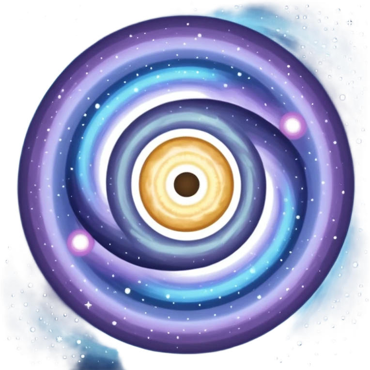The cartwheel galaxy emoji