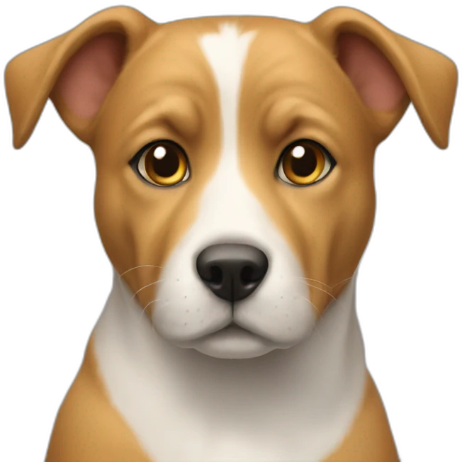 Chien sur un chat emoji