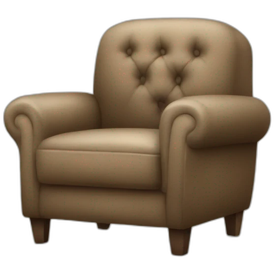 cozy armchair emoji