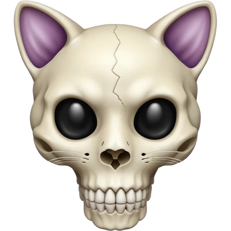 A cat skull emoji