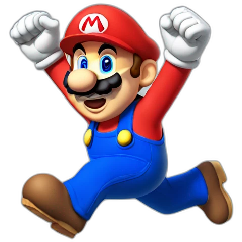 Mario Jumping emoji