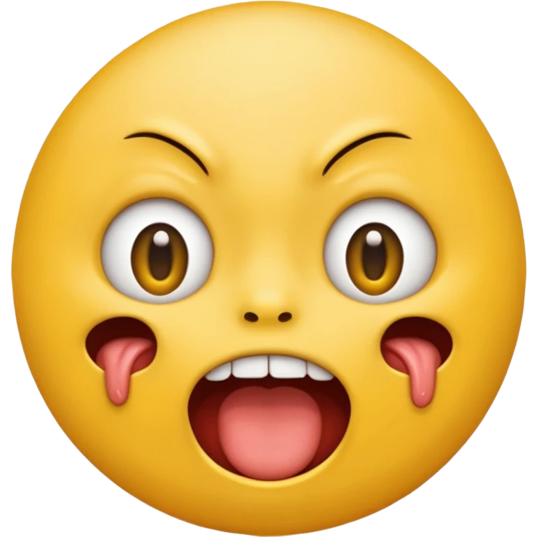 Emoji with hungry emoji