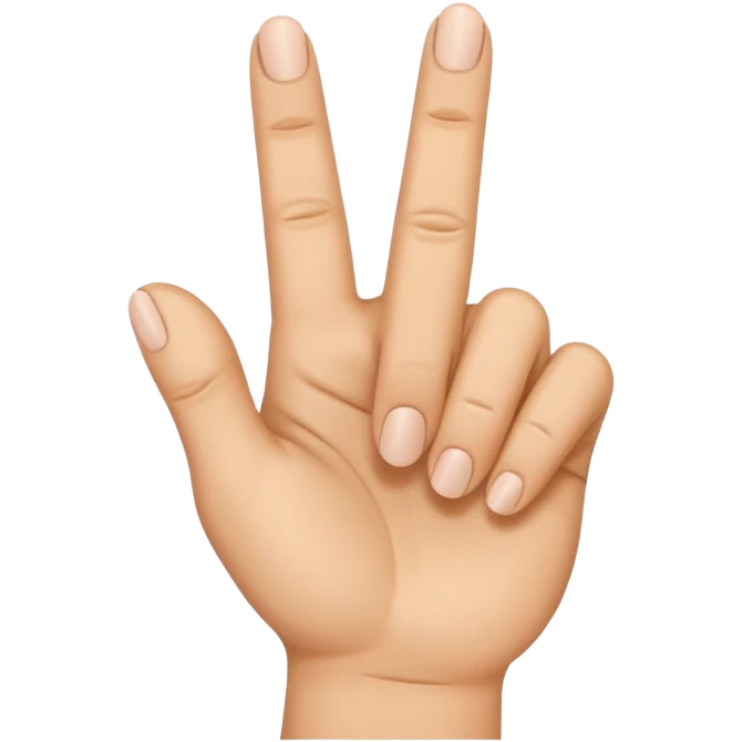 🤟 забули мізінчик і постав середній палець emoji