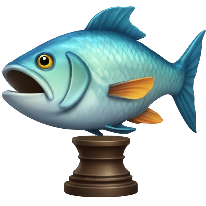 fish trophy emoji