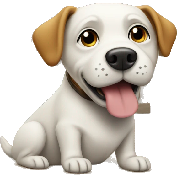 emoji of a dog in a house emoji