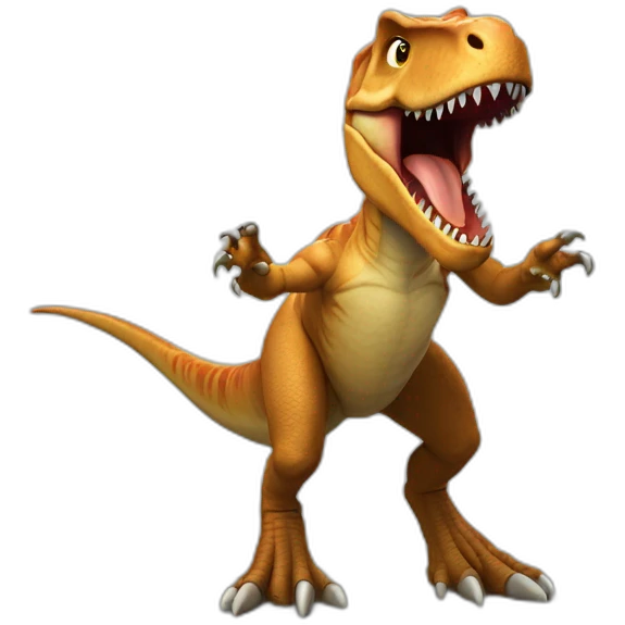 T-rex qui soupires  emoji