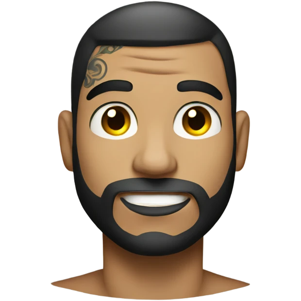 Tattooed guy emoji