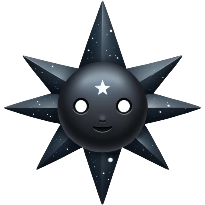 Black star emoji