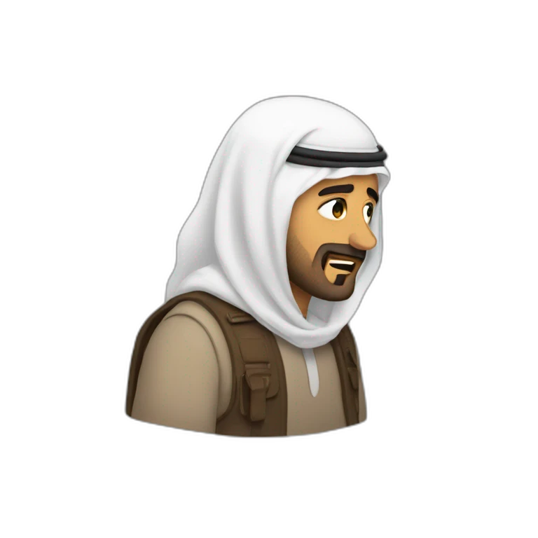 Un arabe qui pleure  emoji
