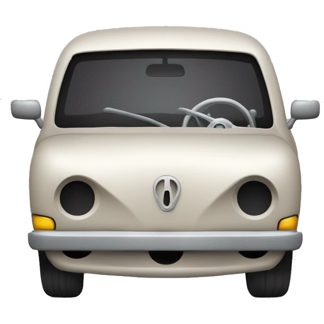 Un squelette automobile  Des ossements assemblés avec une précision morbide forment le cadre de cette voiture macabre. emoji
