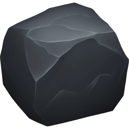 Black rock emoji