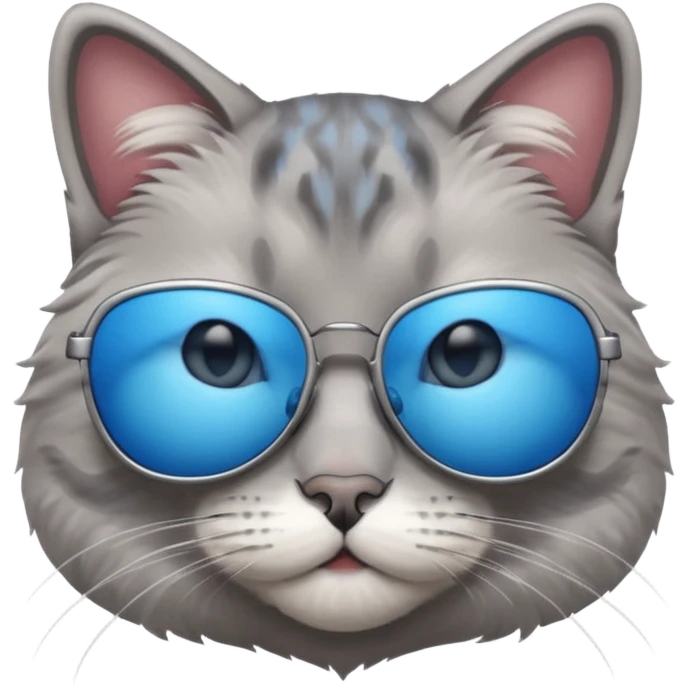 Cat wearing sunglasses emoji