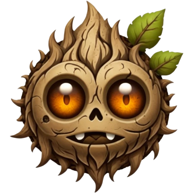 dirt elemental tattoo motif emoji