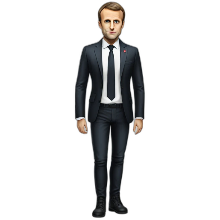 emmanuel macron cyberpunk full body emoji