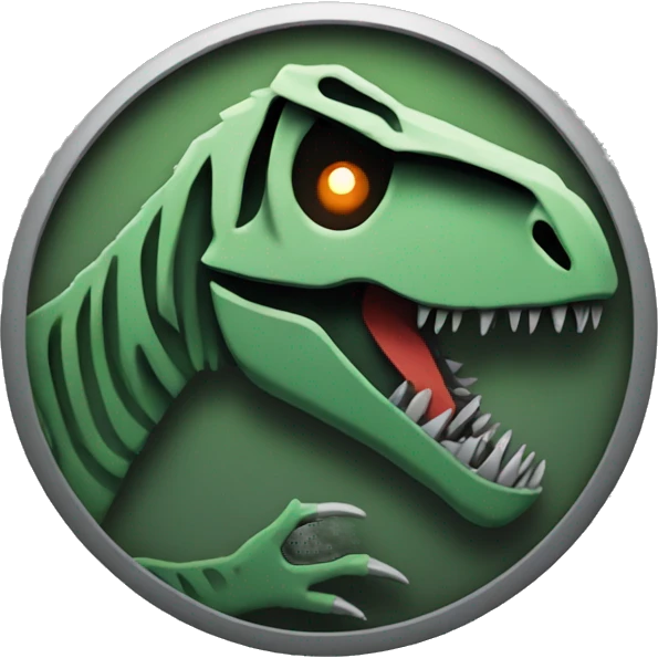 Jurassic park logo emoji