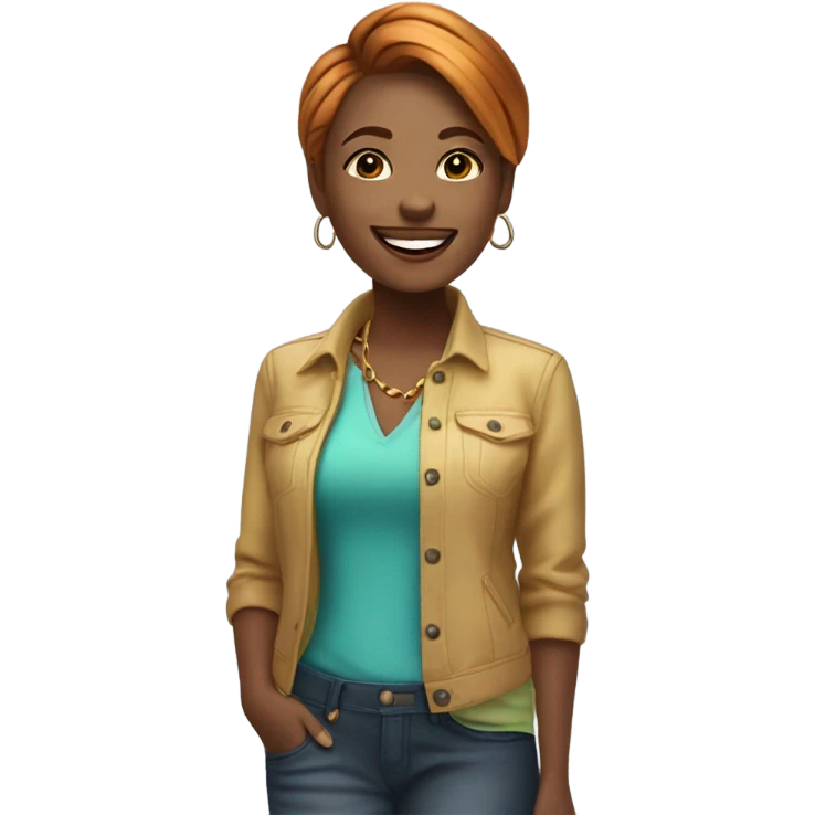 She’s just so uh Stan buen frita la way emoji