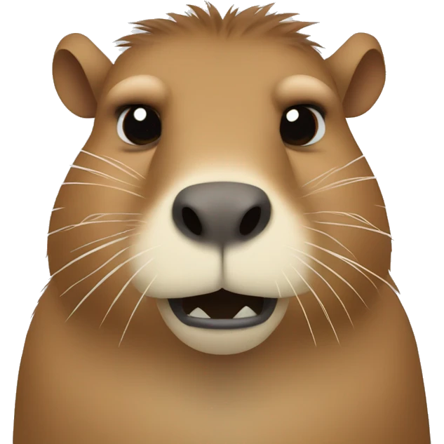 Angry capybara  emoji