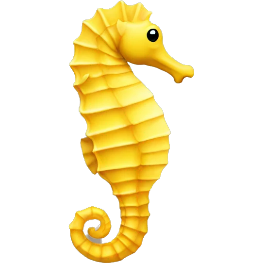yellow seahorse emoji