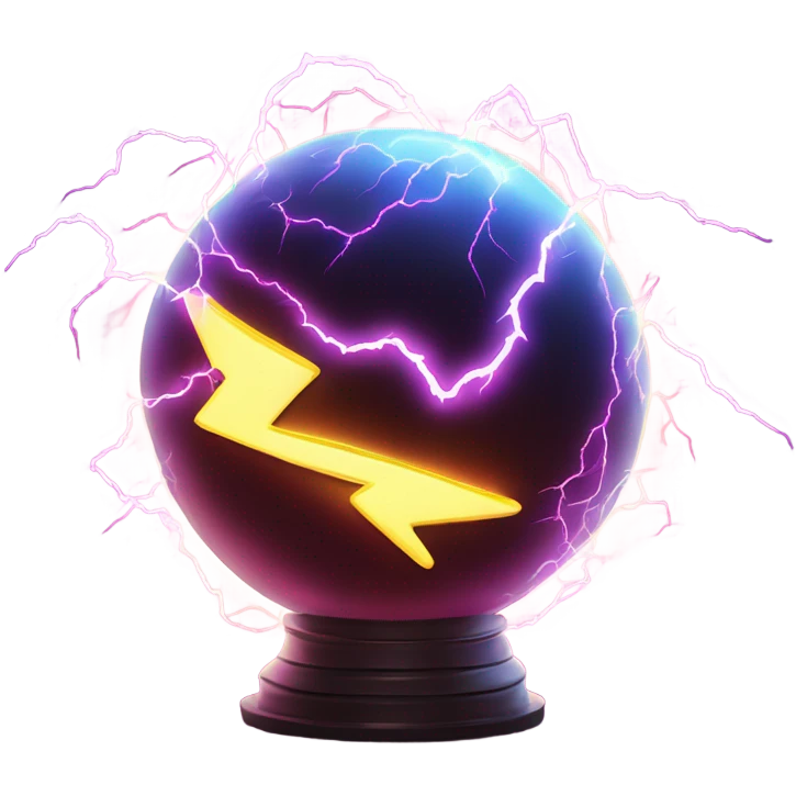 electricity-lightning orb emoji