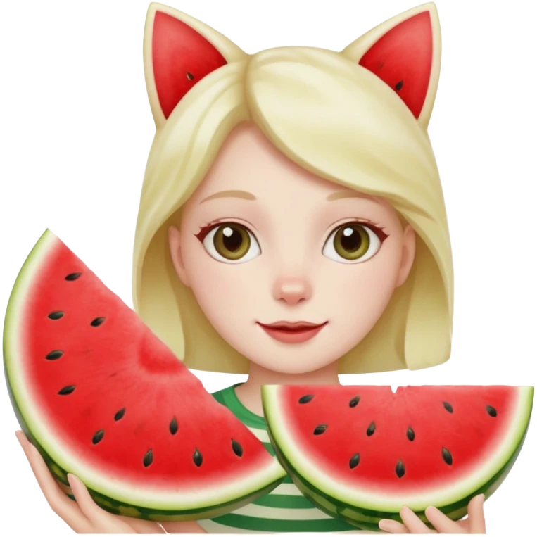 Combine 😼🍉👋 emoji