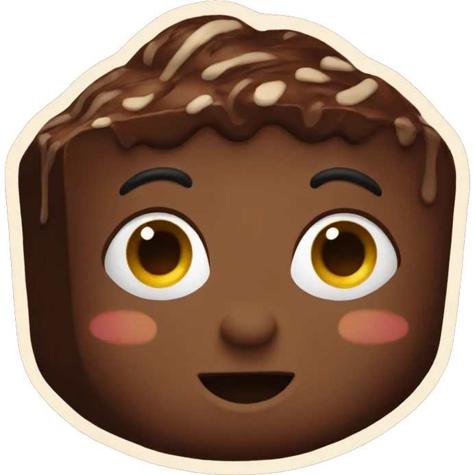 brownie emoji