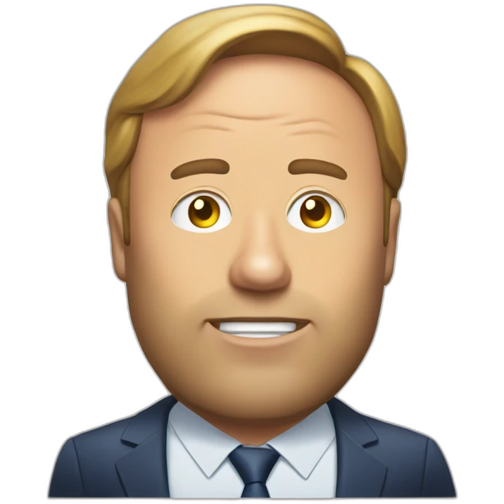 alex jones the conspiracy nut emoji