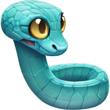 Crystal baby snake  emoji