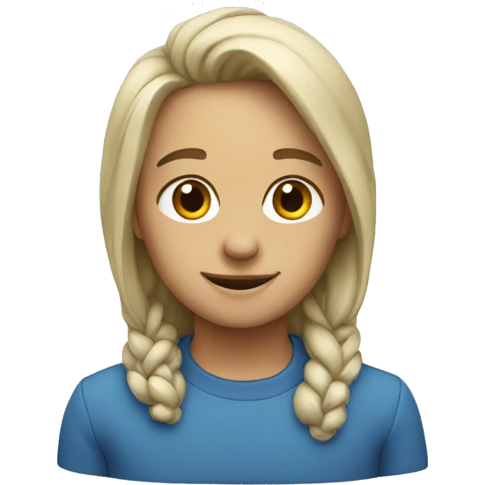 Blue  emoji