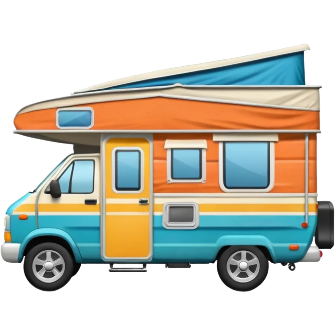 pop up camper emoji
