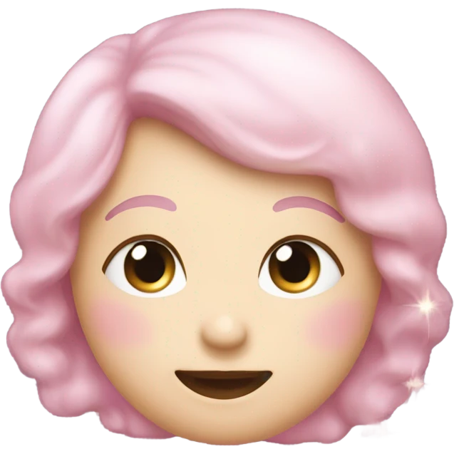 Pastel Pink sparkle emoji  emoji