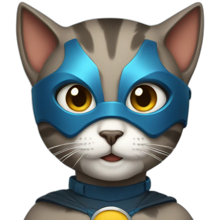 cat superhero emoji