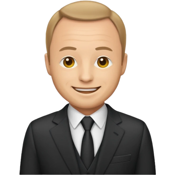 Friedrich Merz emoji, with a suit emoji