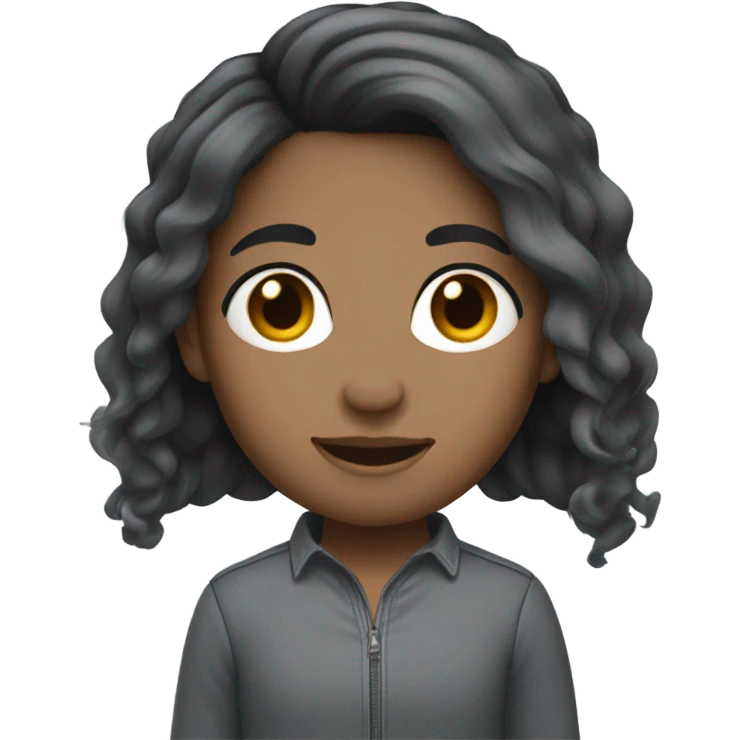Black to gray ombré hair  emoji