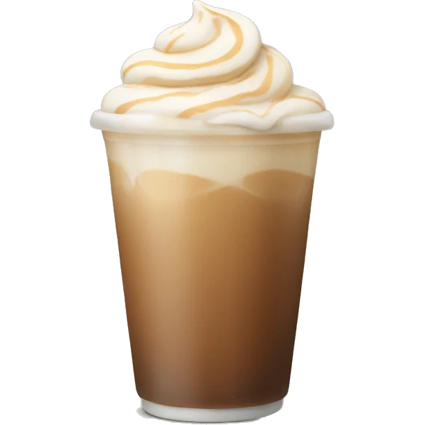 Ice latte  emoji