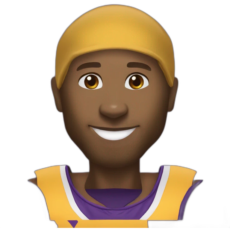 Kobe bryant with the text “GOAT” in the back emoji